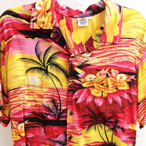 Makai Beach Other - Makai Beach Mens Size XL Sunset Hawaiian Shirt